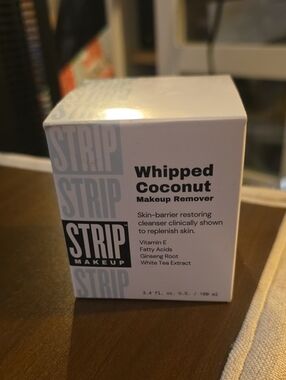 Strip Makeup Whipped Coconut Makeup Remover Cleanser Full Size NWT Clean Beauty